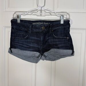 American Eagle Outfitters Women's Navy Jean Shorts